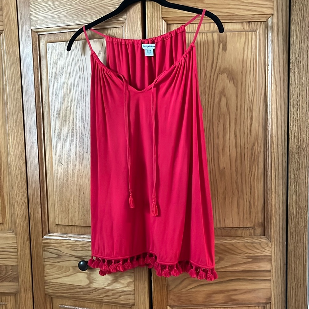 Tommy Bahama bright red top